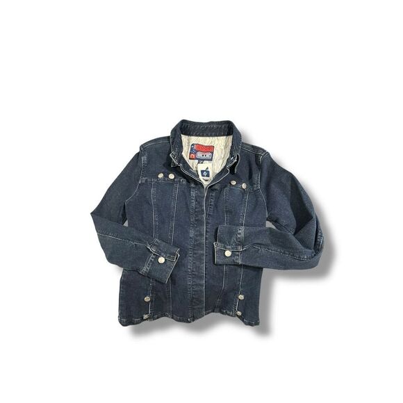 Coogi Australia VTG 90s Y2K Down Under Blue Denim Jacket Retro Women’s Size M Me - Picture 1 of 9